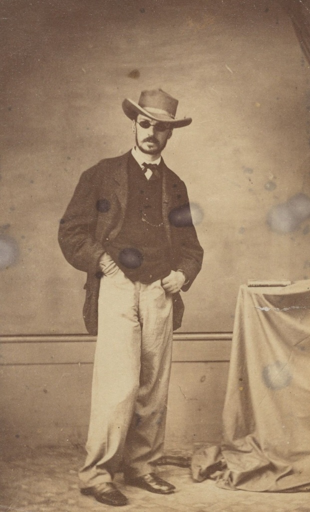 William James en Brasil después de un ataque de viruela en 1865. Houghton Library, Harvard University